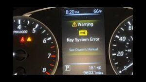 Key System Error See Owners Manual Warning